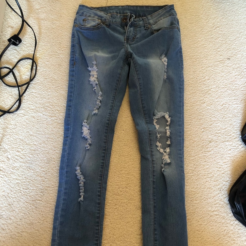Distressed Jeans